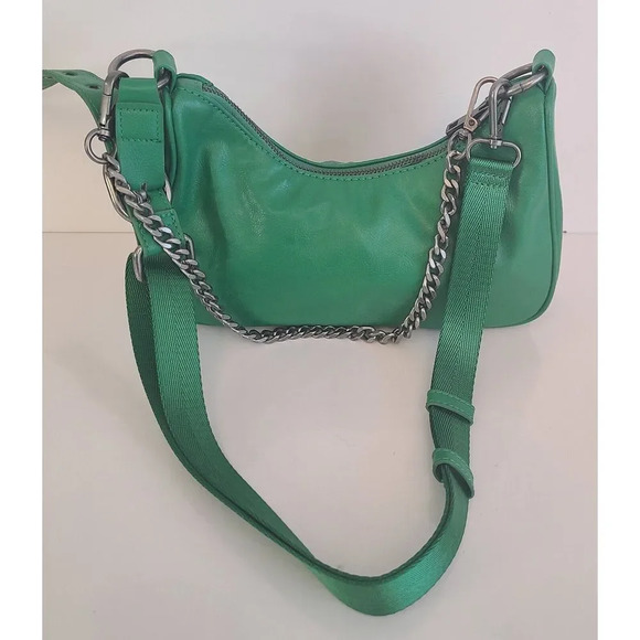 Zara Green Shoulder/ Crossbody Bag Small‎ - Picture 3 of 7